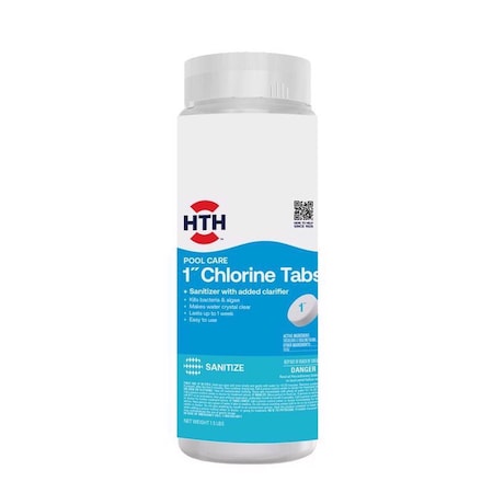 Hth HTH Pool Care 1" Tablet Chlorinating Chemicals 1.5 lb 42049